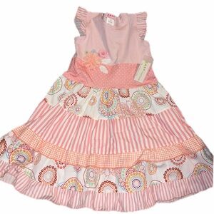 Zaza couture size 4 new boutique pink dress